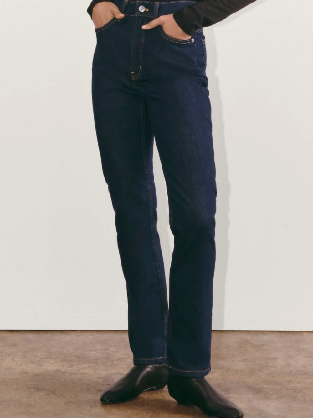 Everlane The Way High Slim Jean Dark Wash 31S New With Tags